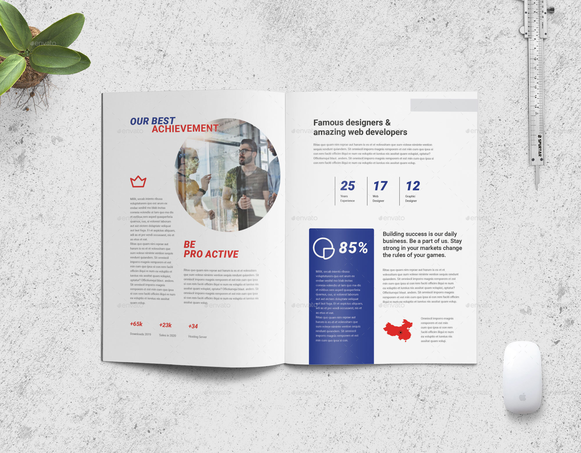 Multipurpose Company Profile Template, Print Templates GraphicRiver